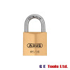 Abus 85/30mm Brass Padlock Carded Abus 85/30mm Brass Padlock Carded