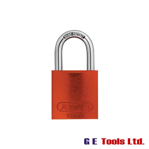 Abus 72/40mm Aluminium Padlock Orange Keyed Alike TT02767
