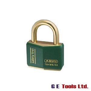 Abus T84MB/40mm Green Rustproof Padlock Keyed Alike 8403