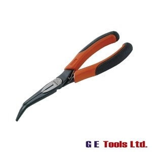 Knipex Bent Snipe Nose Side Cutting Pliers PVC Grip 200mm (8in)