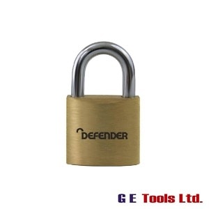 Defender Brass Padlock 60mm Keyed Alike