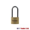 Defender Brass Padlock Long Shackle 40mm Keyed Alike