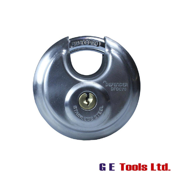 Defender Discus Padlock Twin Pack 70mm