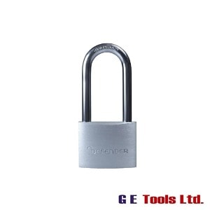 Defender Aluminium Padlock Keyed Alike Long Shackle 40mm