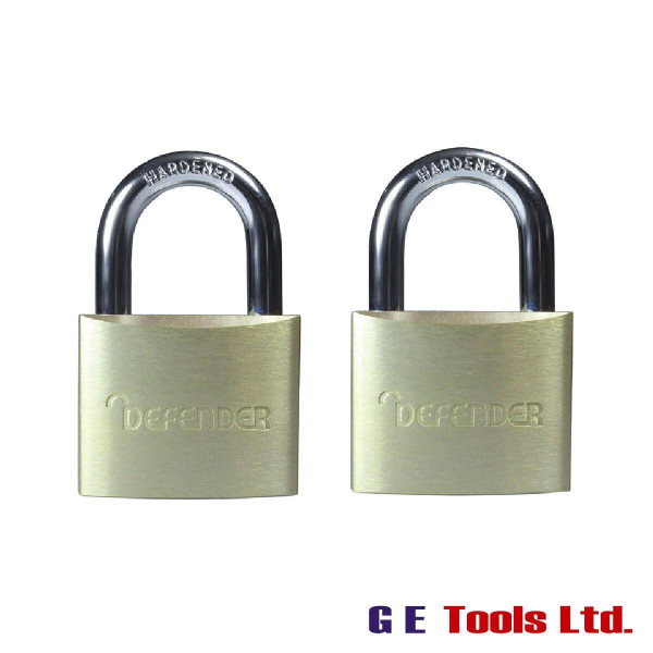 Defender Aluminium Padlock Twin Pack 40mm Defender Aluminium Padlock Twin Pack 40mm