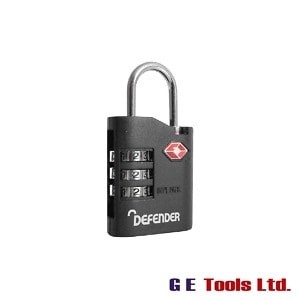 Defender TSA Combination Padlock 35mm
