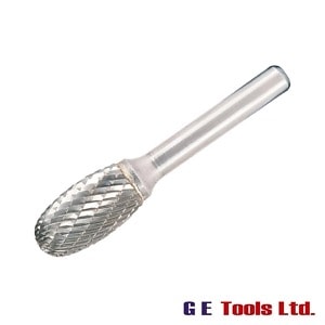 Dormer Solid Carbide Rotary Bright Burr Oval 16mm x 6mm