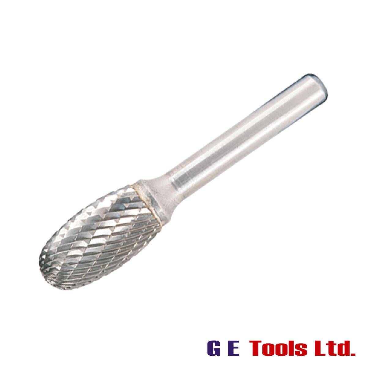 Dormer Solid Carbide Rotary Bright Burr Oval 6.3 x 3mm Dormer Solid Carbide Rotary Bright Burr Oval 6.3 x 3mm