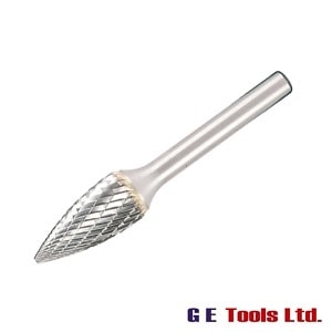 Dormer Solid Carbide Rotary Burr Bright Pointed Tree 16 x 6mm