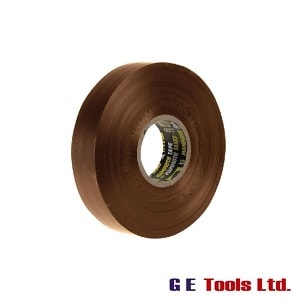 Everbuild Electrical Insulation Tape Brown 19mm x 33m