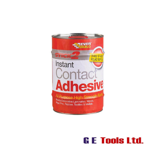 Everbuild STICK2® All-Purpose Contact Adhesive 5 Litre Everbuild STICK2® All-Purpose Contact Adhesive 5 Litre