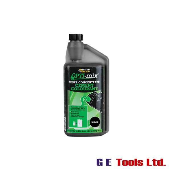 Everbuild Opti-Mix Cement Colourant Black 1 litre
