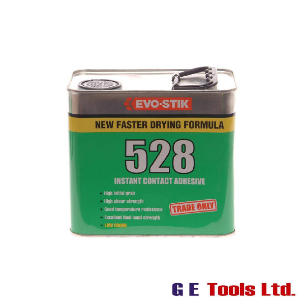 Evo-Stik 528 Instant Contact Adhesive 2.5 Litre Evo-Stik 528 Instant Contact Adhesive 2.5 Litre