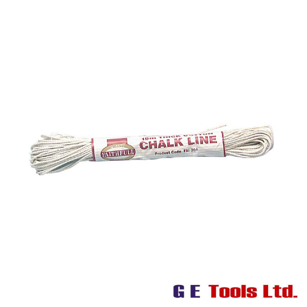 Faithfull Tools 304 Thick Cotton Chalk Line 18m (Box 12)