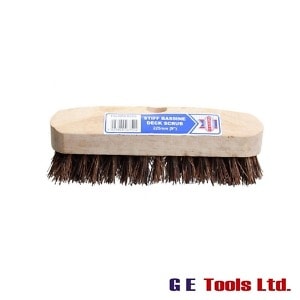Faithfull Tools Deck Scrub Stiff Broom Head 225mm (9in)