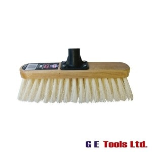 Faithfull Tools Soft Cream PVC Bristle Broom Head 300mm (12in) Threaded Socket