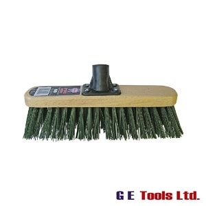 Faithfull Tools Stiff Green Broom Head 300mm (12in) Threaded Socket