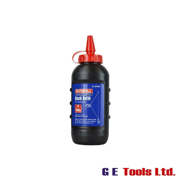 Faithfull Tools Chalk Powder Red 250g