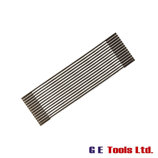 Faithfull Tools Coping Saw Blades Wood (10 Packs of 10 Blades) 14 TPI