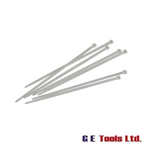 Faithfull Tools Cable Ties White 3.6 x 150mm (Pack 100)