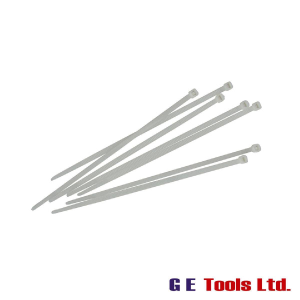 Faithfull Tools Cable Ties White 3.6 x 150mm (Pack 100)