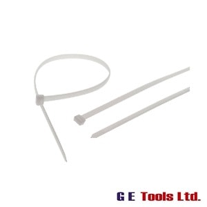 Faithfull Tools Heavy-Duty Cable Ties White 9.0 x 600mm (Pack 10)
