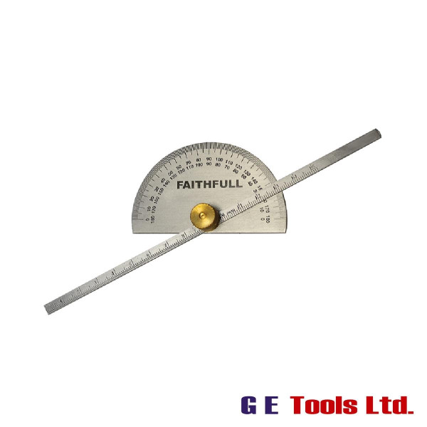 Faithfull Tools Depth Gauge with Protractor 150mm (6in)