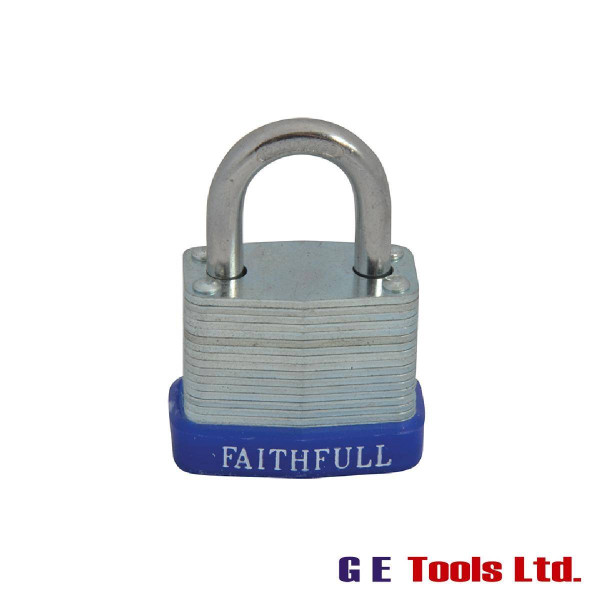 Faithfull Tools Laminated Steel Padlock 30mm 3 Keys