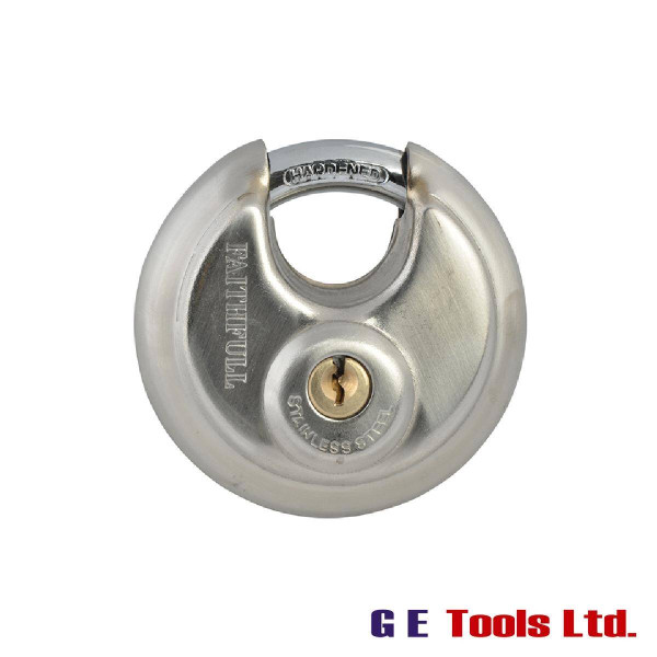 Faithfull Tools Stainless Steel Discus Padlock 70mm