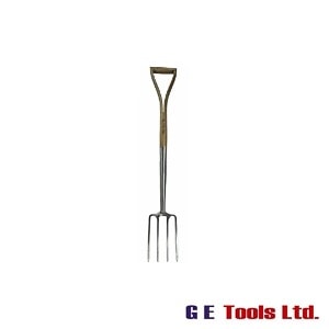 Faithfull Tools Prestige Stainless Steel Border Fork Ash Handle