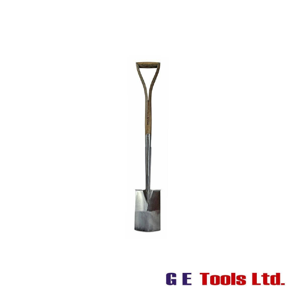Faithfull Tools Prestige Stainless Steel Border Spade Ash Handle
