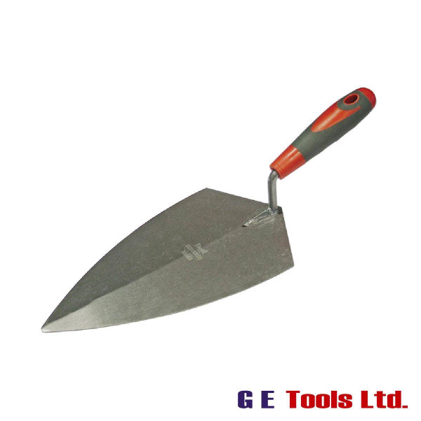 Faithfull Tools Philadelphia Pattern Brick Trowel Soft Grip Handle 11in