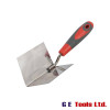Faithfull Tools Internal Corner Trowel Stainless Steel Soft Grip Handle 4 x 3 x 3in