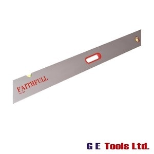 Faithfull Tools Screeding Level 2.4m (8ft) 3 Vial & Grips Faithfull Tools Screeding Level 2.4m (8ft) 3 Vial & Grips