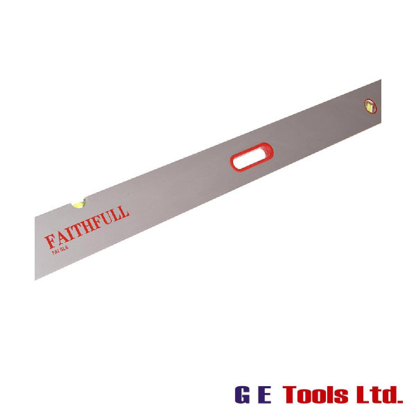 Faithfull Tools Screeding Level 2.4m (8ft) 3 Vial & Grips