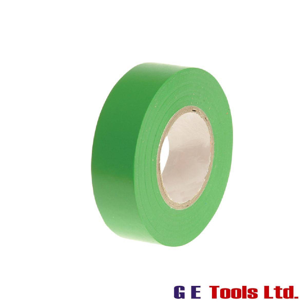 Faithfull Tools PVC Electrical Tape Green 19mm x 20m