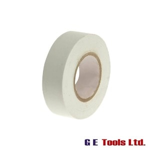 Faithfull Tools PVC Electrical Tape White 19mm x 20m