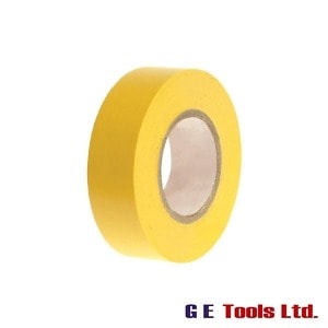 Faithfull Tools PVC Electrical Tape Yellow 19mm x 20m