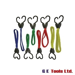 Faithfull Tools Flat Bungee Cord Set 8 Piece