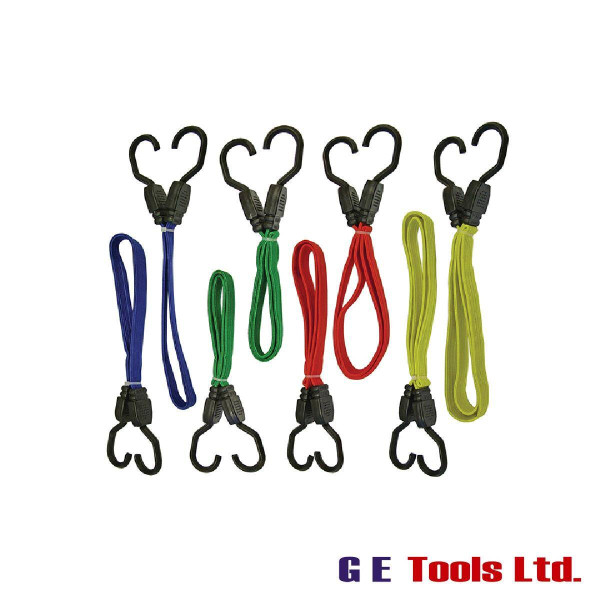 Faithfull Tools Flat Bungee Cord Set 8 Piece Faithfull Tools Flat Bungee Cord Set 8 Piece