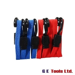 Faithfull Tools Flat Bungee Set, 4 Piece