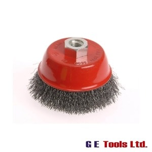 Faithfull Tools Wire Cup Brush 100mm M14x2, 0.30mm Stainless Steel Wire Faithfull Tools Wire Cup Brush 100mm M14x2, 0.30mm Stainless Steel Wire