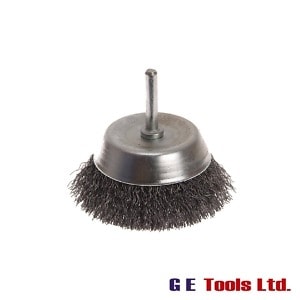 Faithfull Tools Wire Cup Brush 75mm x 6mm Shank, 0.30mm Wire Faithfull Tools Wire Cup Brush 75mm x 6mm Shank, 0.30mm Wire