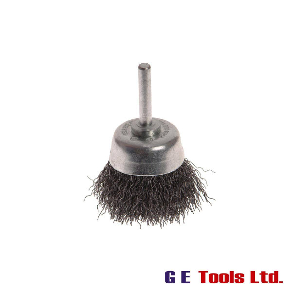 Faithfull Tools Wire Brush Shaft Mounted 50mm x 20mm, 0.30mm Wire