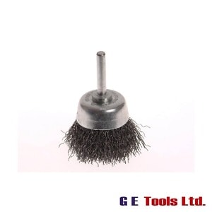 Faithfull Tools Wire Brush Shaft Mounted 70mm x 25mm, 0.30mm Wire Faithfull Tools Wire Brush Shaft Mounted 70mm x 25mm, 0.30mm Wire