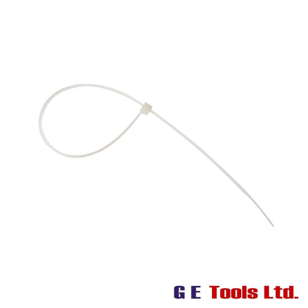 ForgeFix Cable Tie Natural/Clear 7.6 x 380mm (Bag 100)