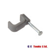 ForgeFix Cable Clip Flat Grey 1.00mm Box 100 ForgeFix Cable Clip Flat Grey 1.00mm Box 100