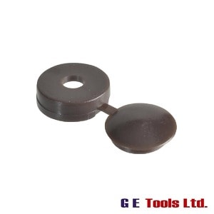 ForgeFix Hinged Cover Caps Dark Brown No.6-8 Forge Pack 20 ForgeFix Hinged Cover Caps Dark Brown No.6-8 Forge Pack 20
