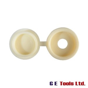ForgeFix Hinged Cover Caps Cream No.6-8 Forge Pack 20 ForgeFix Hinged Cover Caps Cream No.6-8 Forge Pack 20