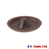 ForgeFix Pozi Compatible Cover Cap Dark Brown No.6-8 Bag 100